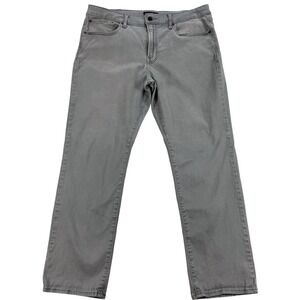 Lucky Brand 223 Straight Jeans Mens 36x29 Gray Stretch Denim 5 Pocket Casual